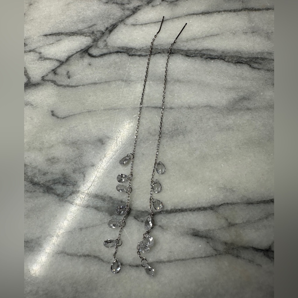 Sterling Silver Dangling Earrings